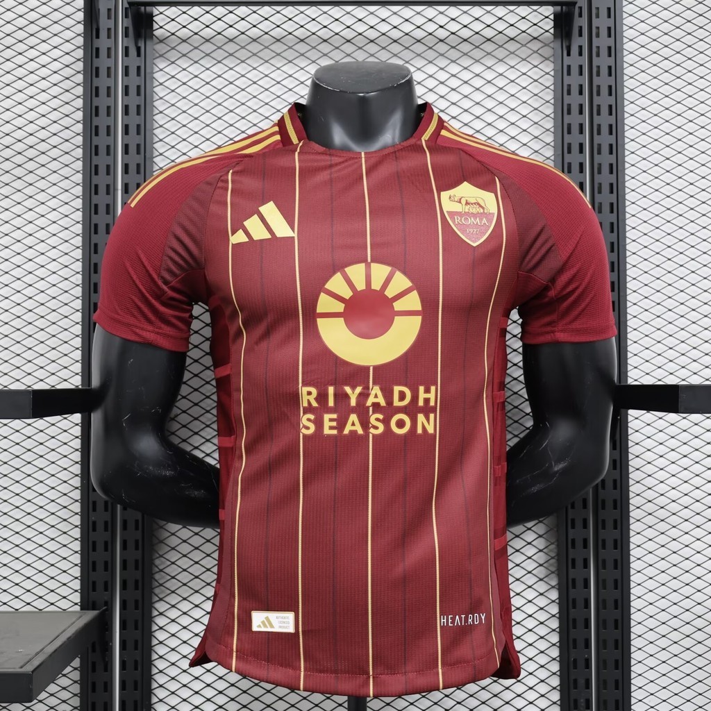 [Versão Jogador] 2425 Roma Camisa De Doméstico , top De Futebol De Alta Qualidade , Manga Curta