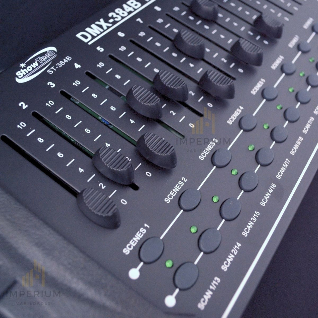 Mesa Dmx-384b Controle Operator Profissional Iluminação 32ch