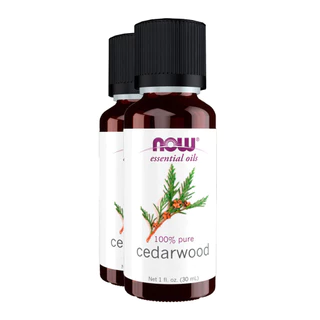 Kit 2x Óleo de Cedro 30ml Now Foods 100% Puro Importado/Made in Usa