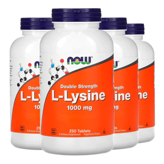 Kit 4x L-LYSINE 1000mg 250 TABS /Made in Usa
