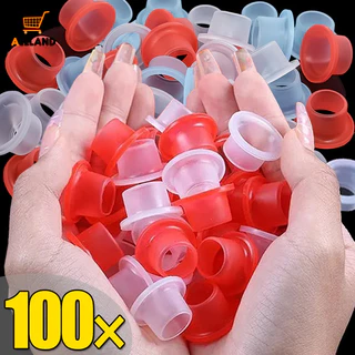 100PCS Junta De Vedação De Silicone À Prova De Vazamentos Na Torneira-Tubos De Borracha Anti-Gotas Atualizada-Tampão Universal Para Água