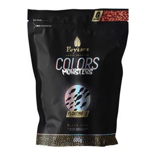 Ração Poytara Para Peixes Monsters Colors Floating G Black Line 600g em Oferta na Shopee