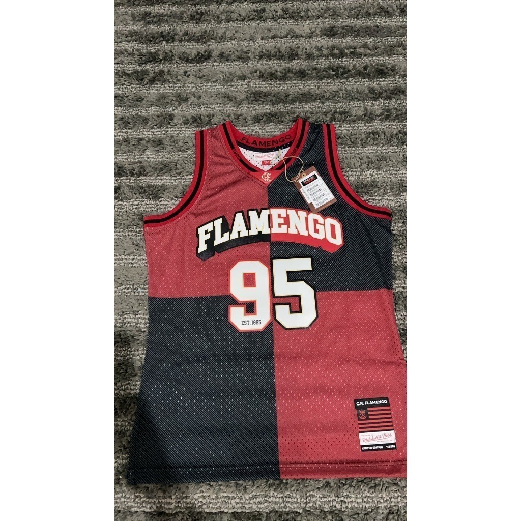 Regata Basquete Masculina Atividades Esportivas REGATA FLMG EXCLUSIVA E LIMITADA MITCHELL