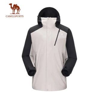 CAMEL SPORTS Jaqueta Impermeável Masculina Três Em Um Ao Ar Livre Feminina