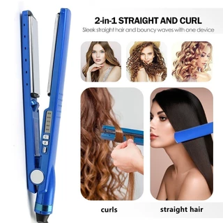 Prancha Chapinha Bivolt Nano Titanium Para Cabelo – 110V/220V/ Alisamento Rápido/ Profissional/ Anti-Frizz e Modelagem em Oferta na Shopee