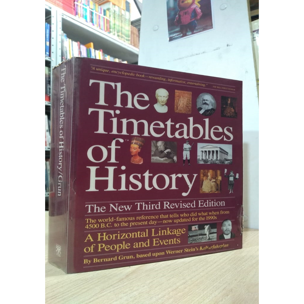 The Timetables of History: A Horizontal Linkage of People and Events autor Bernard Grun | Shopee ...