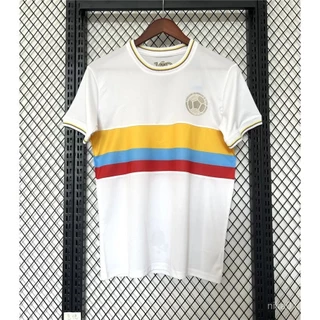 ColOMbiA kit Centenário Camisetas JAMES 2024 25 COLUmBIa Seleção Nacional Home Out Camisa de Futebol Masculino Luis Dia