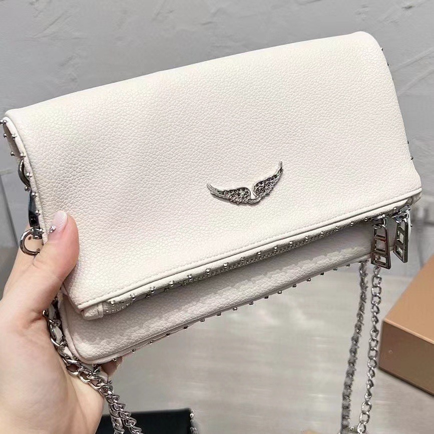Zadig&Voltaire Bolsa Zv Clássica Francesa Elegante E Versátil Com