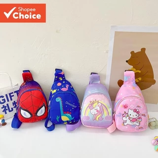 Bolsa Crossbody Infantil Estampada De Desenho Animado , De Ombro Ajustável Durável À Prova D'água Para Meninos E Meninas em Oferta na Shopee
