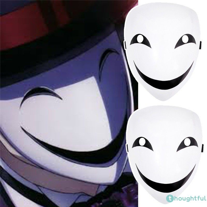 Máscara Kagetane Hiruko De Anime | Cosplay Y Halloween | Plástico ABS Duradero | Talla Única Con Correa Ajustable