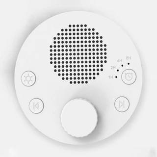 Aparelho Máquina de ruído branco Calmante Bebê Sono Relaxamento USB Recarregável luz noturna rj em Oferta na Shopee