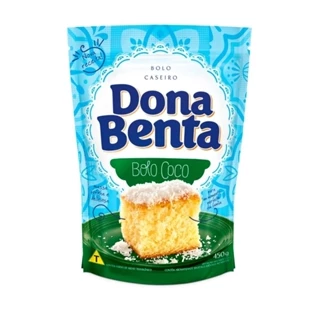 Mistura p/ Bolo Sabor Coco 450g - 12 unidades - Dona Benta em Oferta na Shopee