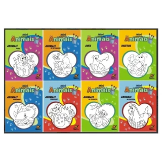 30 Livros De Colorir / Atividades Vários Temas Diversos