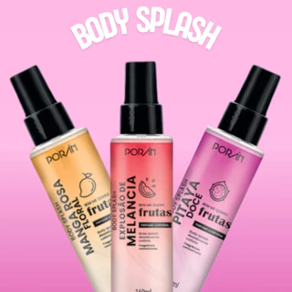 Body Splash Poran Bem Me Quero Frutas Perfume Corporal 160 ml