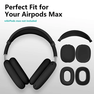 Novo caso macio para fones de ouvido max capa de silicone para airpod max acessórios casos