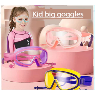 A13B Crianças Óculos De Natação Grandes Lentes De Vidro Para Menino Menina berenang budak kanta mata besar kanak