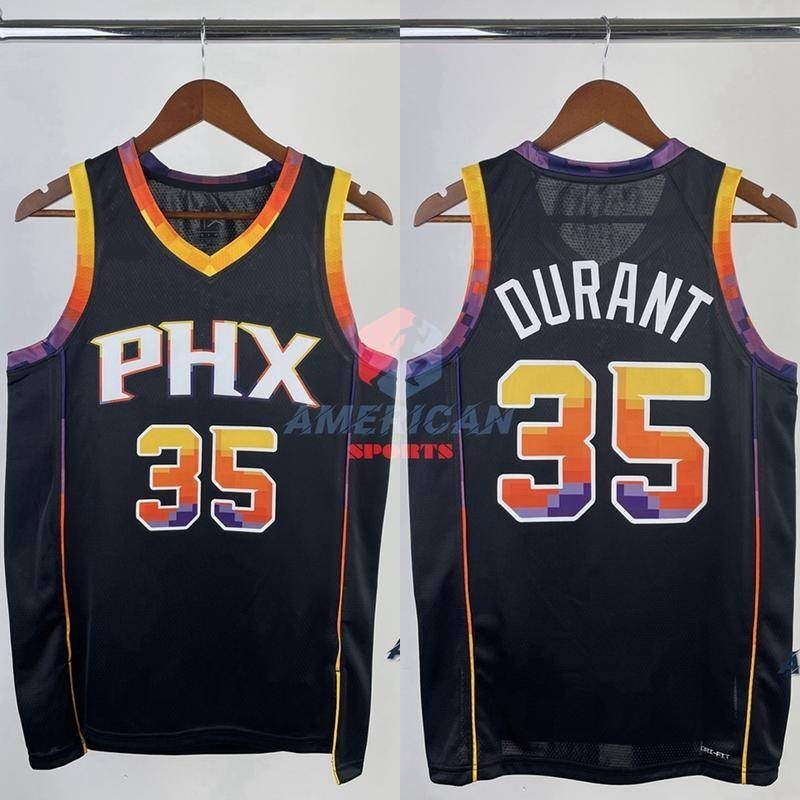 Camisa De Basquete Masculina Regata Jersey Kevin Durant Preta Jogador