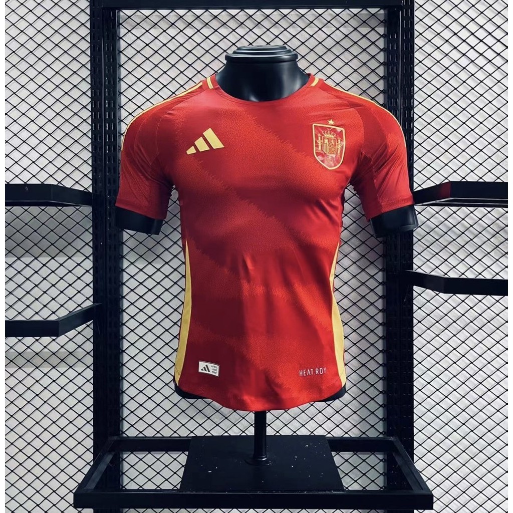 Venda Quente Camisa De Futebol Esportivo Versão 2024-25 Espanha Doméstico Da Seleção S-XXL