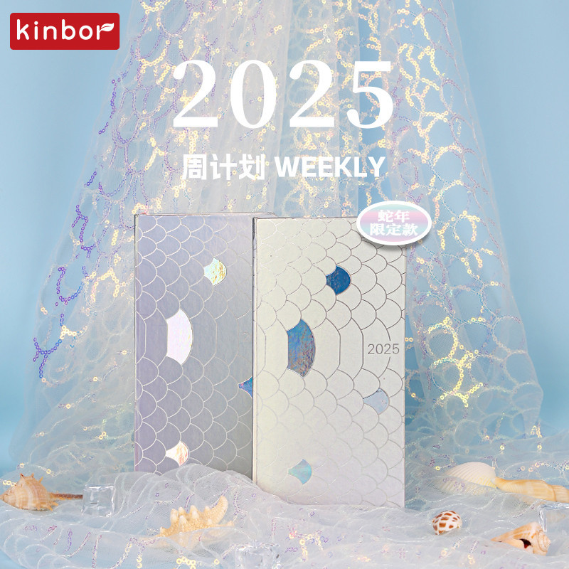 Kinbor 2025 Livro De Plano Semanal 52g Programação Semanas De Papel