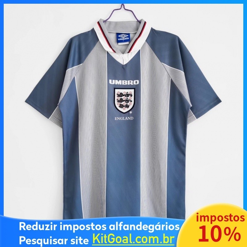 Camisa esportiva retro Football 1996 Game Season L-A Away masculino cinza esportes K7NM