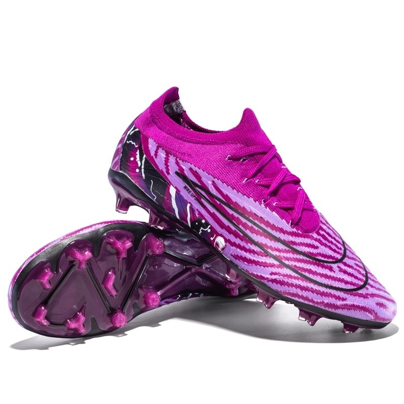 Novos Colorway TF Long Indoor Futsal Botas de couro Sapatos profissionais de campo AG