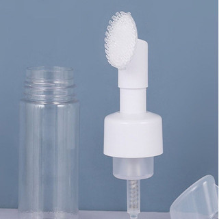 Frasco Pump Espuma Limpeza Facial Skin Care Silicone Frasco Sabonete Liquido