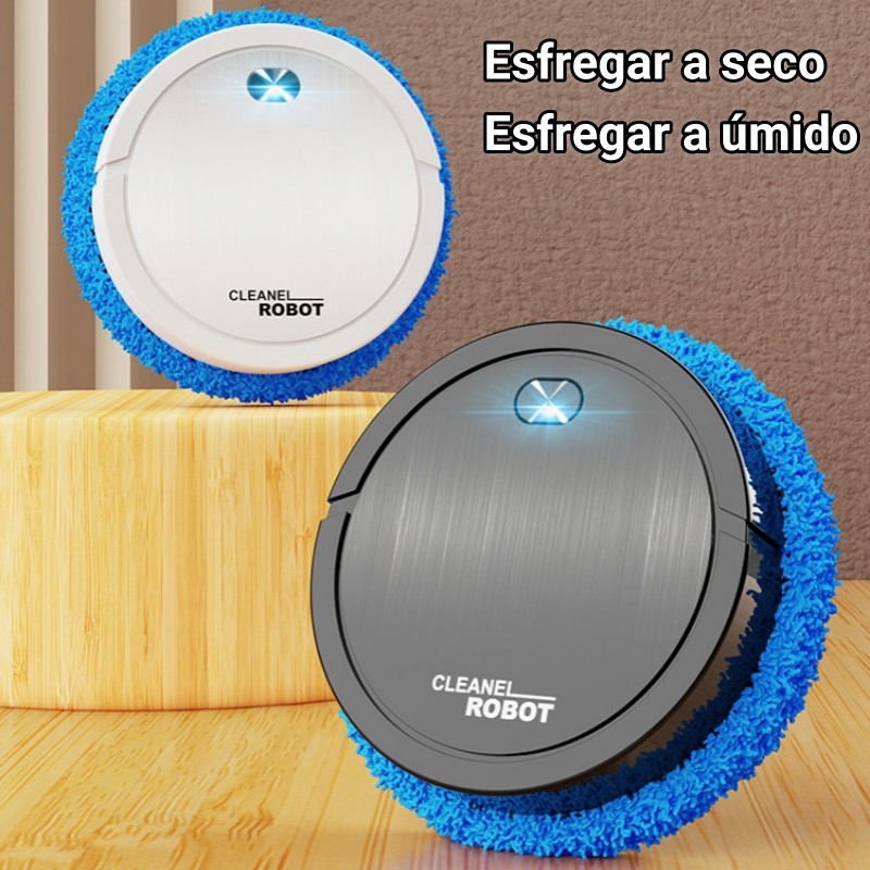 Robô De Limpeza Mop Simula Pano E Seca Baixo Ruído Robozinho