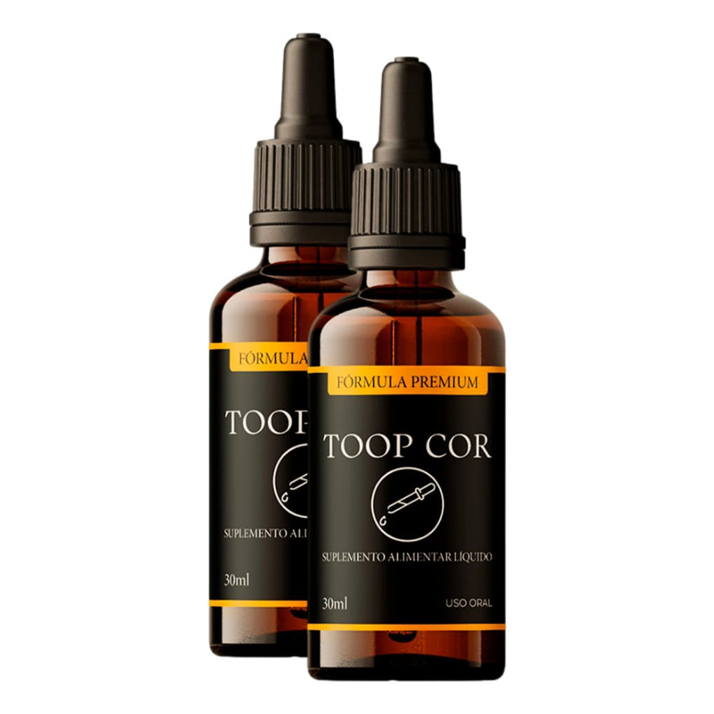Toop Cor 30ml Original - Auxilio Capilar - 2 Frascos | Shopee Brasil