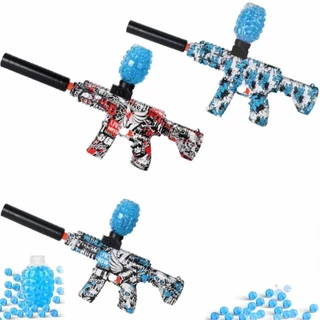 Arma Metralhadora Lança Bolinhas De Gel Ak-47 Elétrica