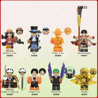 Série De Filmes De Animação Pequenos Blocos De Construção De Partículas Minifiguras One Piece Modelo doll