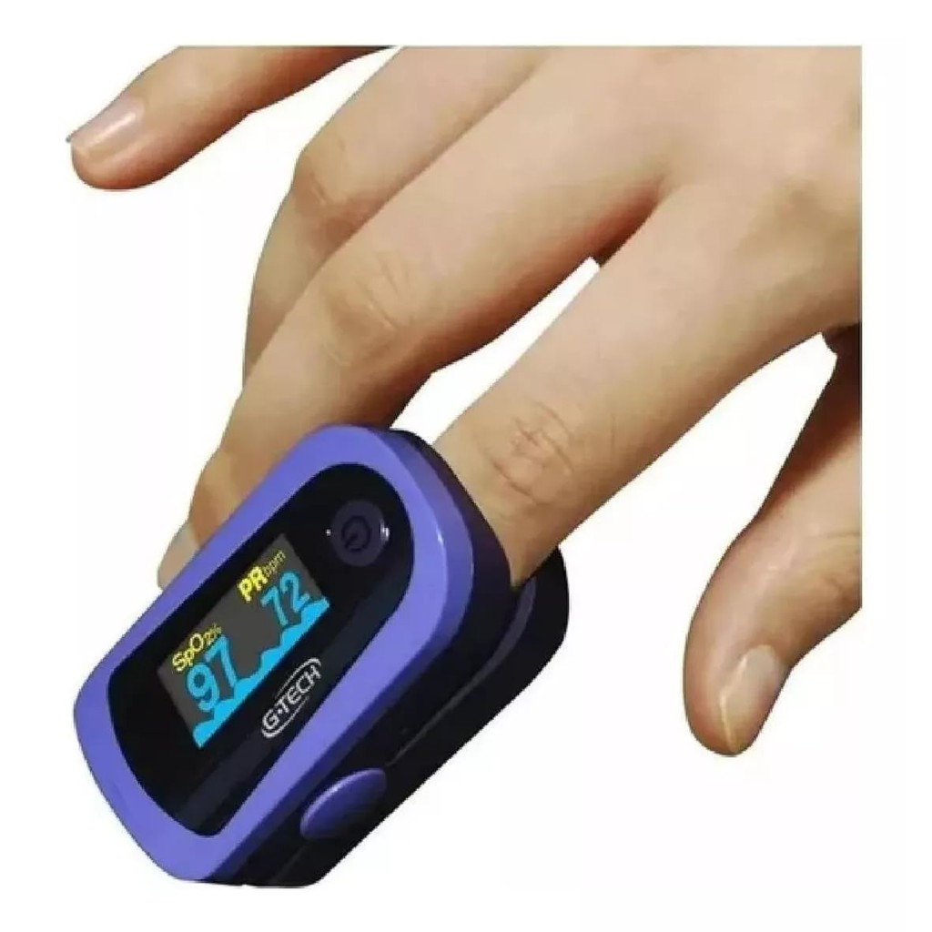 Kit Oximetro De Dedo + Aparelho De Medir Glicose Tiras