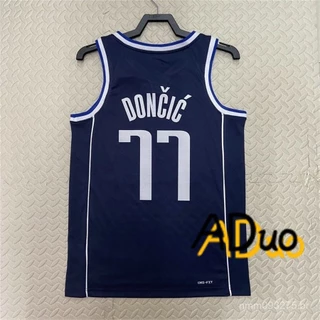 Hot pressed Camiseta #77 Luka Doncic 2023 Statement Edition Swingman De Basquetebol Jersey