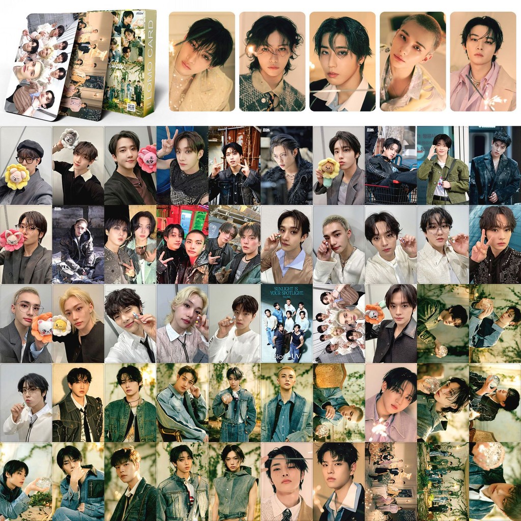 55pcs STRAY KIDS SKZ HOP Lomo Cartões HIP TAPE Retorno UNVEIL