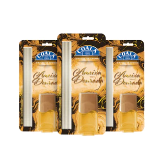 Kit 3 Difusores Coala - Ameixa Dourada em Oferta na Shopee