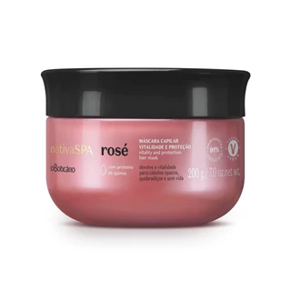 Mascara Vitalidade E Proteção Nativa Spa Rosé 200g