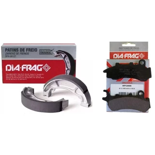 KIT PATIM LONA DE FREIO 0.25 MOTO + PASTILHA HONDA PCX 150 2019 A 2020