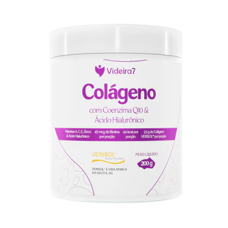 Colágeno Verisol CoQ10 Hialuronico Baunilha 200g - Videira 7 em Oferta na Shopee