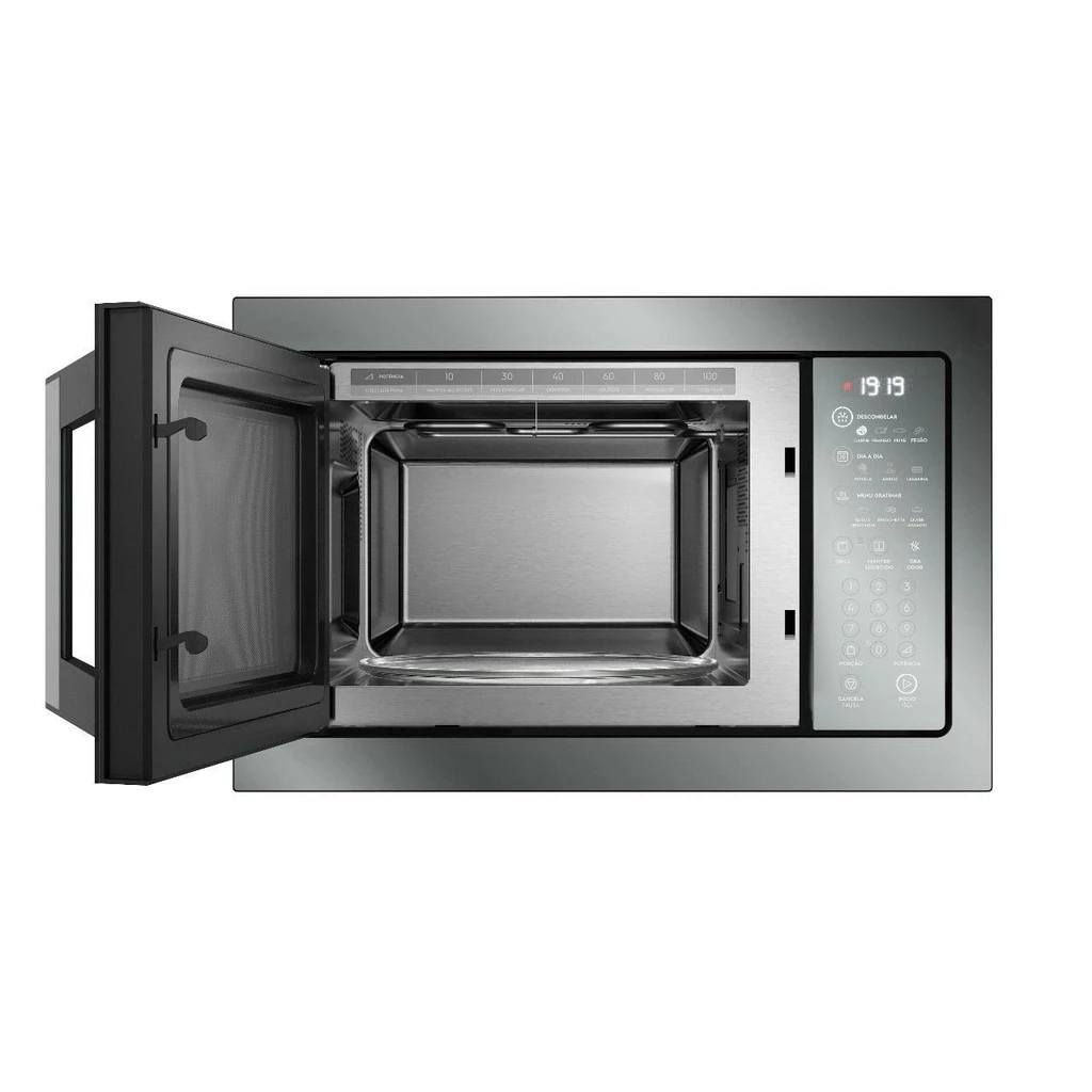 Micro ondas de Embutir Electrolux ME3HP com 34L Inox com Grill e Função Tira Odor