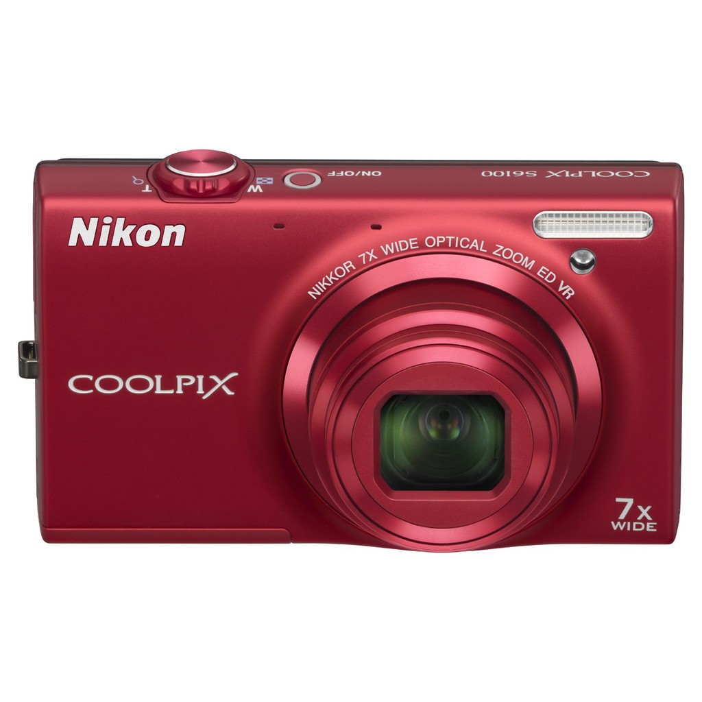 Nikon COOLPIX S6100 レッド USED]Do Japão [Usado] Câmera digital Nikon COOLPIX S6100 Super Red
