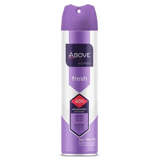 Desodorante Above Aerossol Women Fresh 150ml em Oferta na Shopee