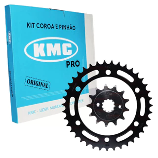 Kit Coroa e Pinhão Xre 300 39/13 Aço 1045 Kmc