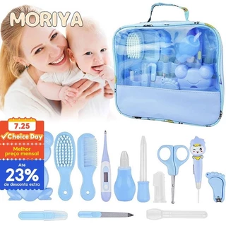 Conjunto de 13 peças Saco de Limpeza Diária Saco de Limpeza Diária Mamãe Bebê Aspirador Nasal Clipper para unhas
