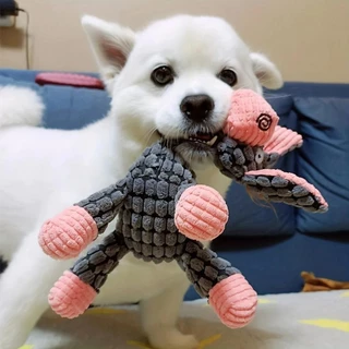 1pc-fun brinquedo para animais de estimação burro veludo mastigar brinquedo para cães filhote de cachorro squeaker osso de pelúcia molar brinquedo do cão pet treinamento acessórios do cão