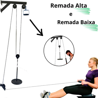 Mono Crossover Musculação Polia Monocrossover Puxada Alta e Baixa
