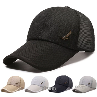 Yisam Breathable Mesh Summer Caps Golf Homens De Golfe Bonés De Baseball Mulheres Chapéu De Pai De Exterior Boné De Viagem Seca Rápida Snapback Trucker