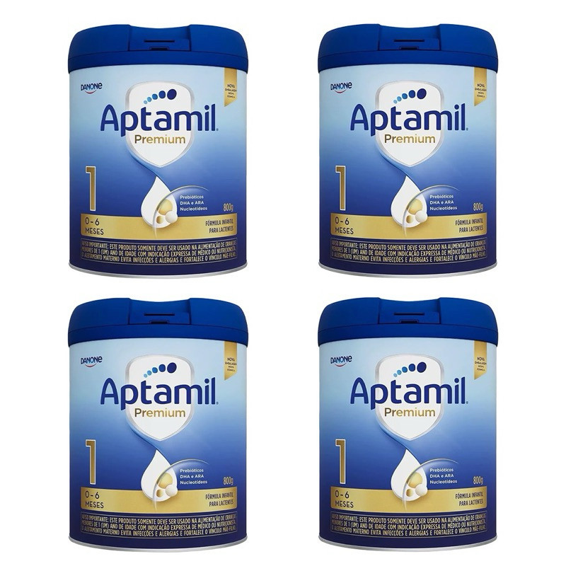 Kit 4 Latas Aptamil N°1 800g