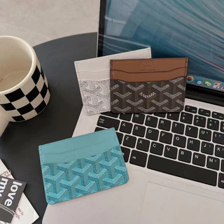 Produtos À Vista . Marca De Moda Padrão Gy/Leather Embossed/Classeic , Clip Ultra Fino Com Múltiplas Ranhuras Porta-Moedas Mo