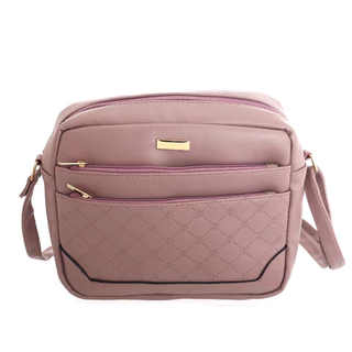 Bolsa Transversal Feminina Tiracolo com Alça de Ombro