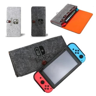 Estojo Bolsa Case Protetora Camurça Premium Nintendo Switch Oled V1 e V2
