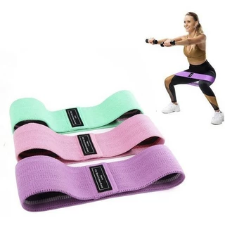 Kit 03 Faixas Elásticas Super Bands Para Treino De Resistência Yoga Fitness Pilates Material Ultra Resistente